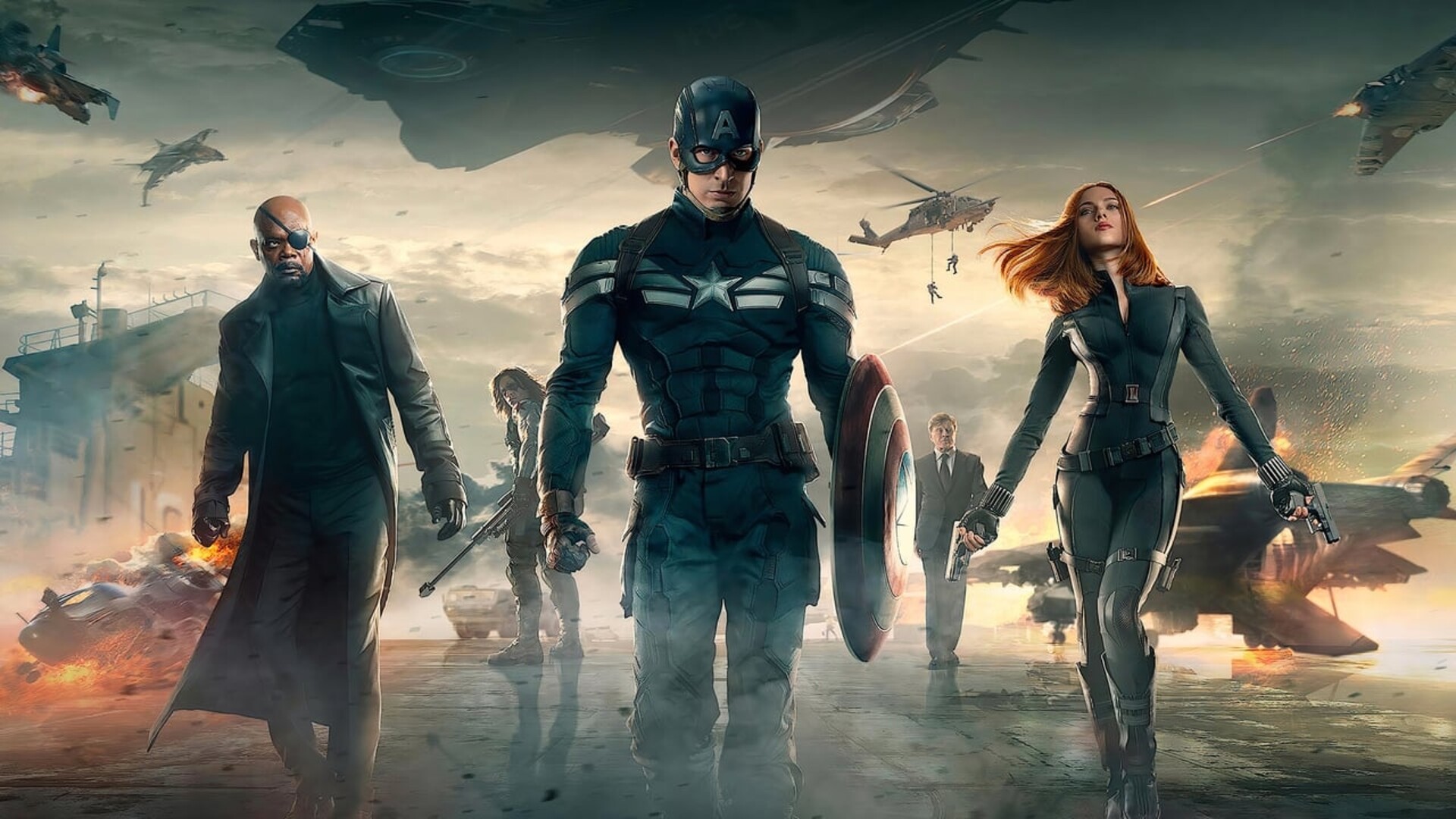Captain America: The Winter Soldier Movie Scene