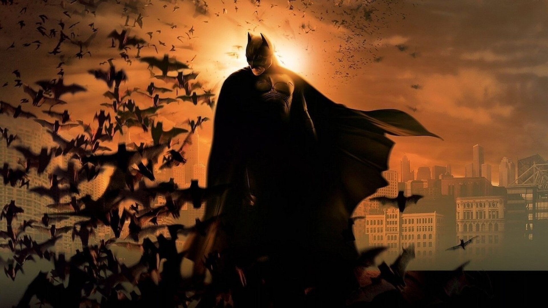 Batman Begins Movie Scene